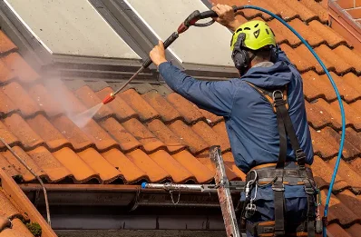 Démoussage et hydrofuge de toiture à Chassiers